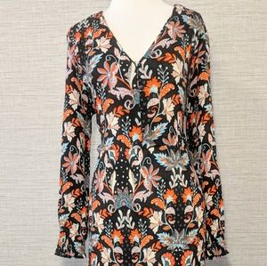 Weslee Rose • Floral Boho Peasant Maxi Dress